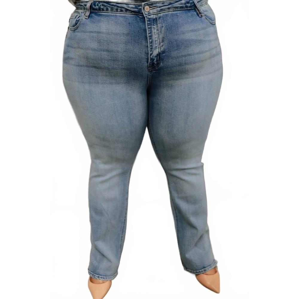 NEW KANCAN savannah bootcut jeans - plus in blue